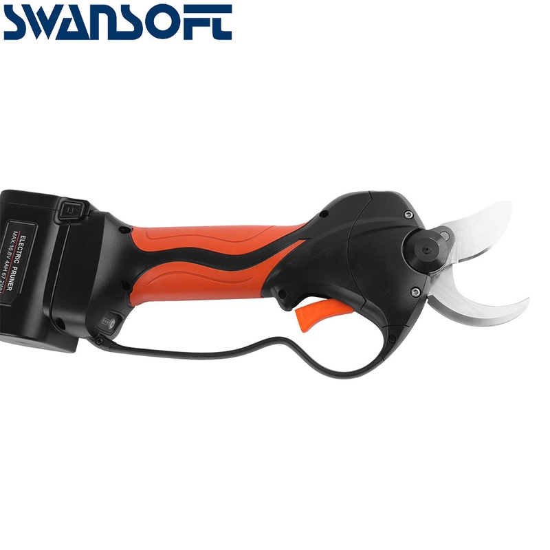SWANSOFT Portable Electric Garden Shears Branches Scissors Battery Pruning Clippers